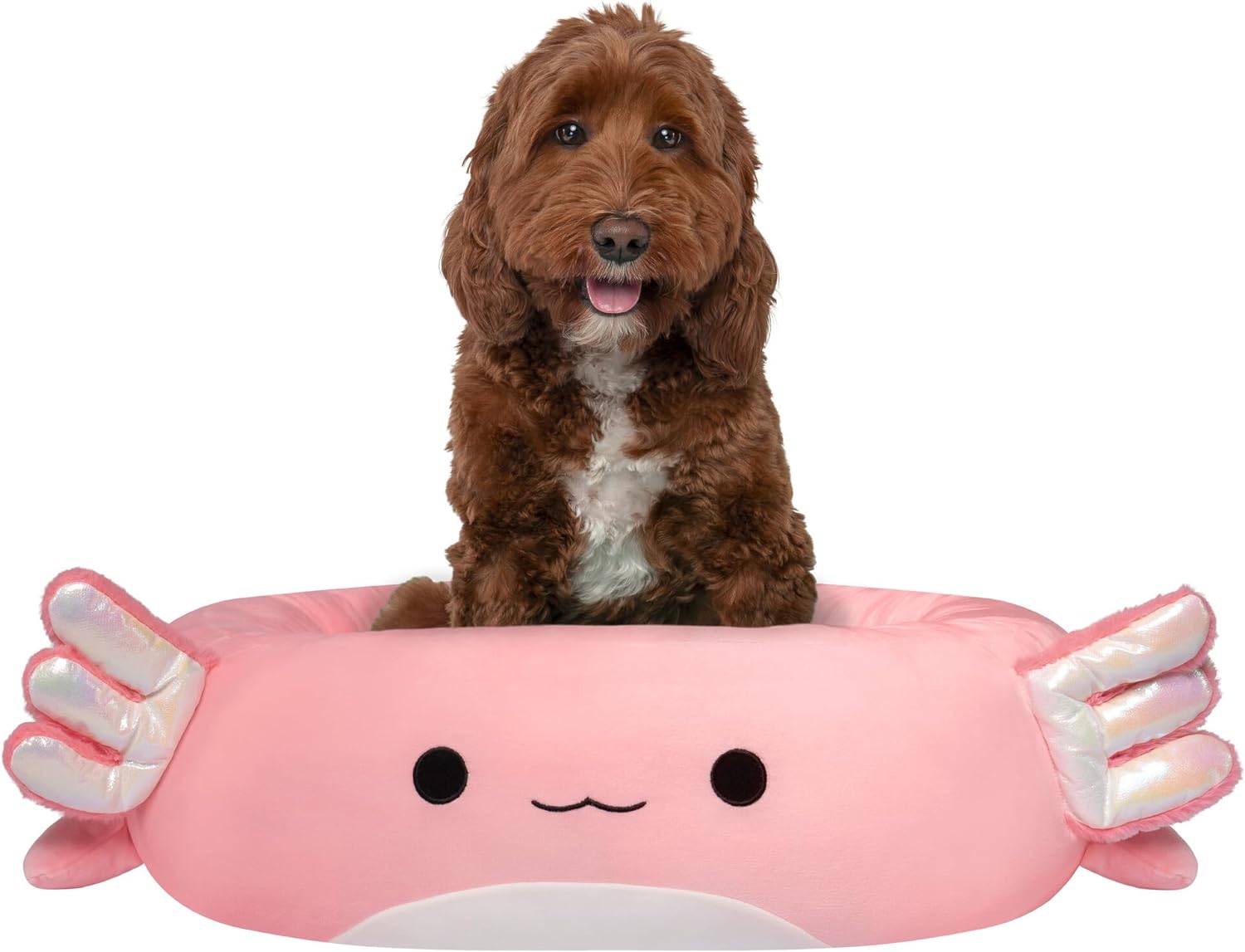 Squishmallows Original 30-Inch Archie The Axolotl Pet Bed - Large Ultrasoft Official Plush Pet Bed