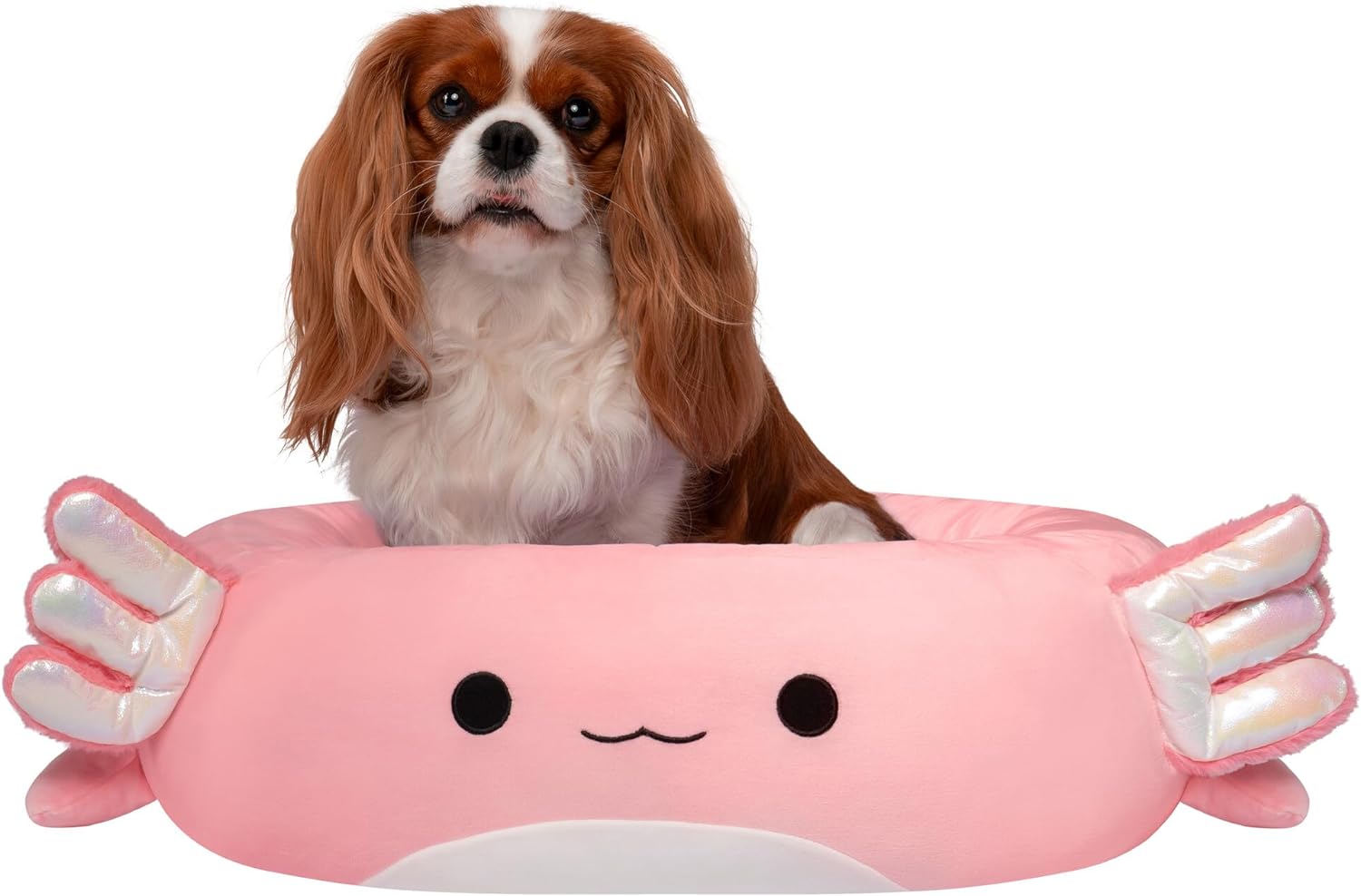 Squishmallows Original 24-Inch Archie The Axolotl Pet Bed - Medium Ultrasoft Official Plush Pet Bed