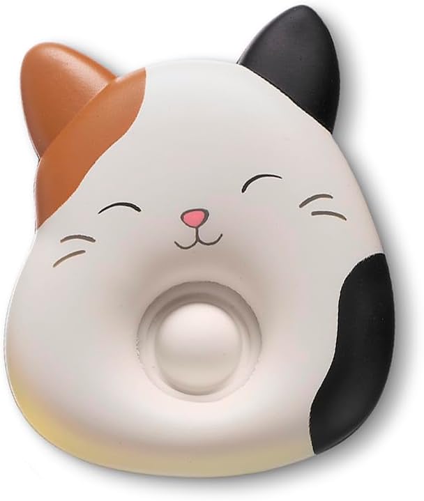 Top Trenz Slow-Rise Squishy Cloud Pop - Squishmallows Cam The Cat - Stress-Relieving Sensory Toy, Party Favors, & Engaging Hand Activity, Enchanting Squishies Cat Design