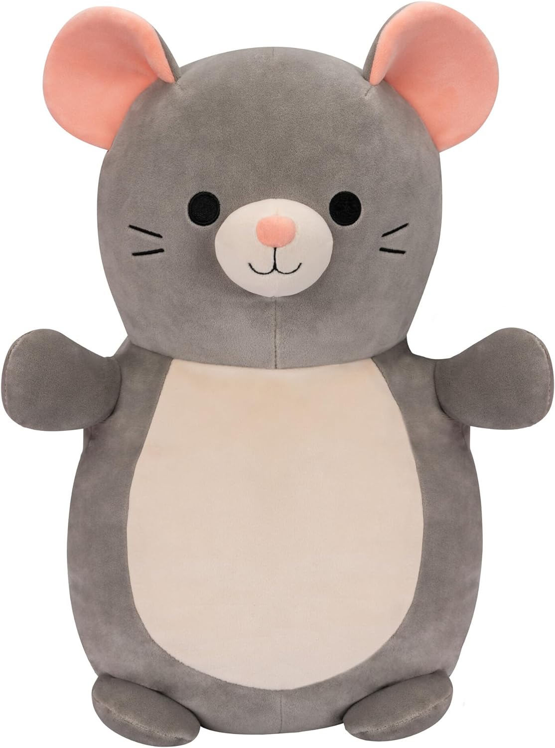 Squishmallows HugMees Original 14-Inch Misty Grey Mouse - Large Ultrasoft Official Jazwares Plush