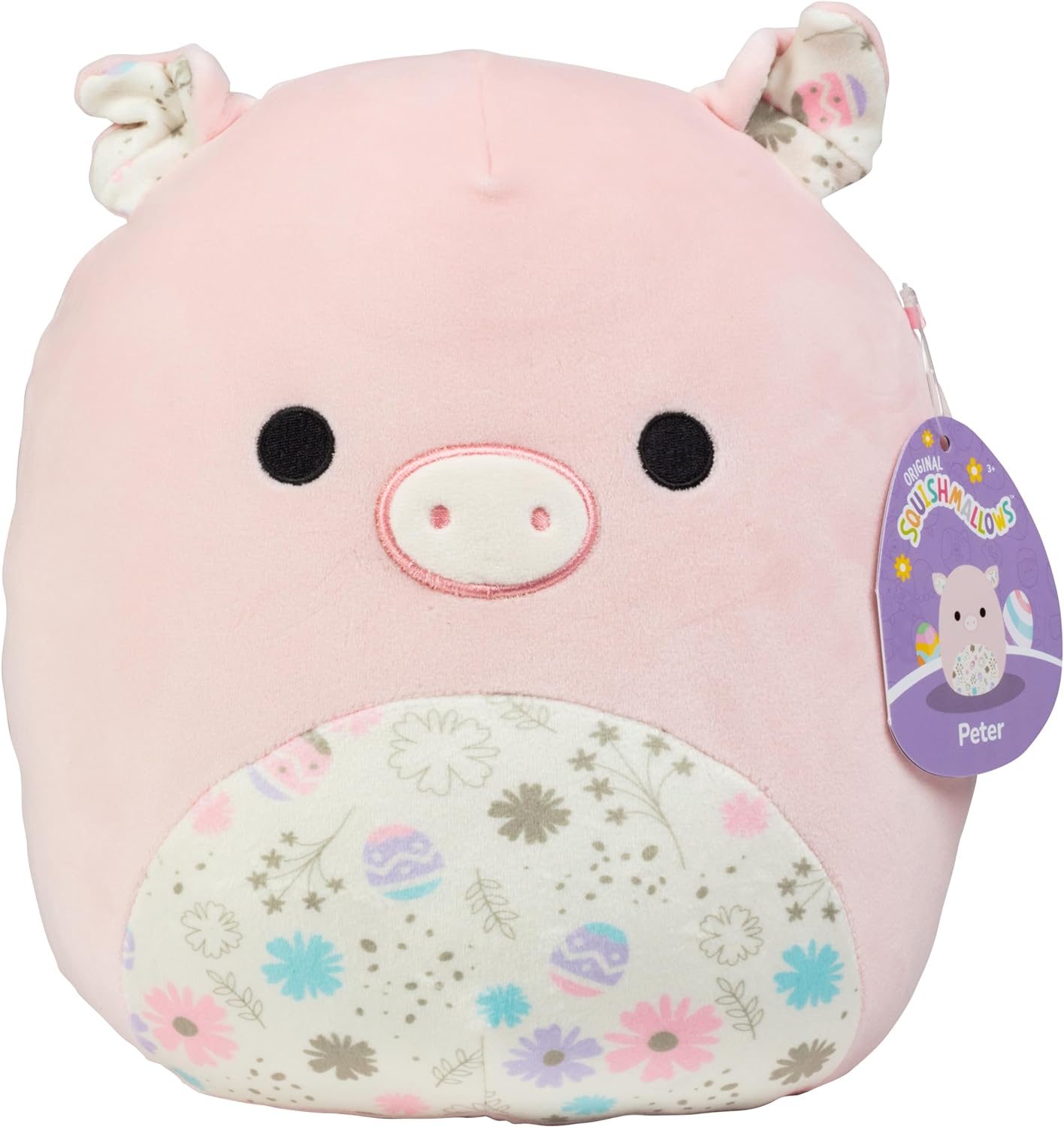 Squishmallows 10 Peter The Pig Easter Plush - Officially Licensed Kellytoy - Collectible Cute Soft & Squishy Pig Stuffed Animal Toy - Add to Your Squad - Gift for Kids, Girls & Boys - 10 Inch