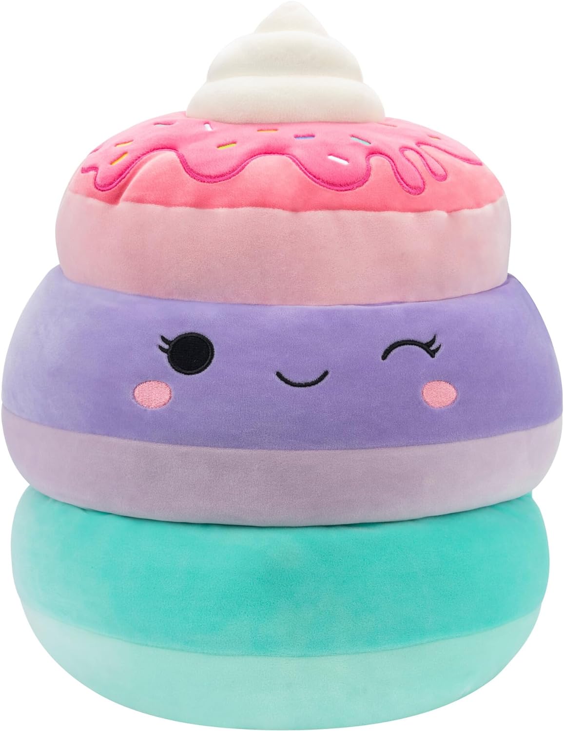 Squishmallows Original 14-Inch Peony Unicorn Pancakes with Whipped Cream - Official Jazwares Large Plush