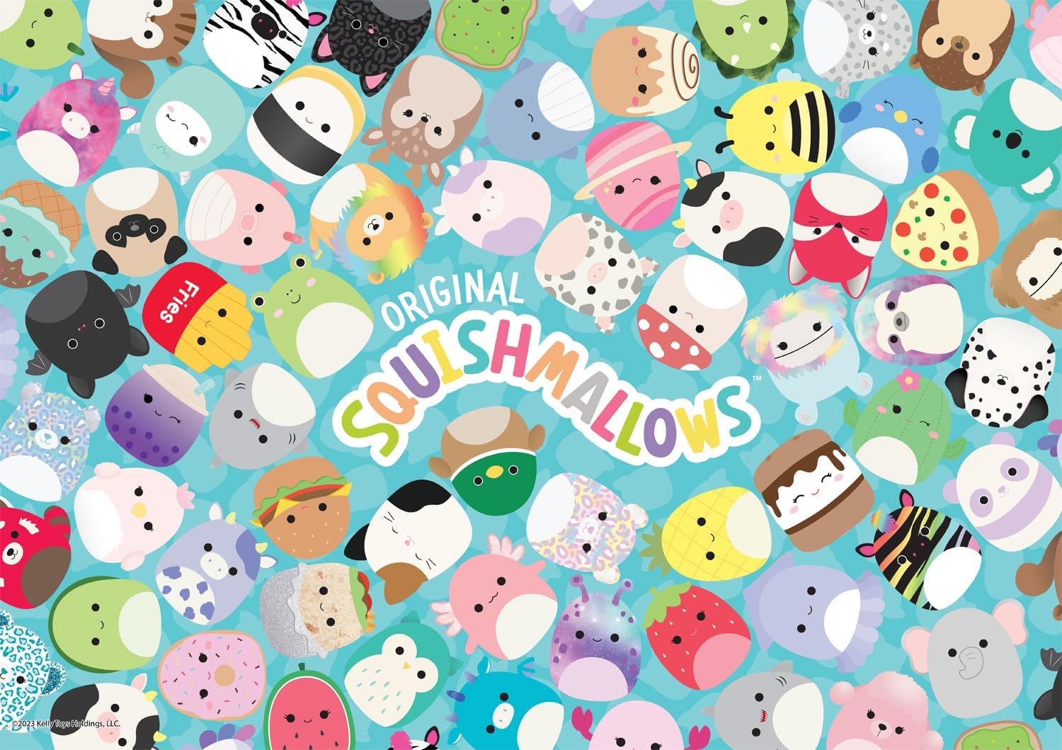 Buffalo Games - Squishmallows Friends - 300 Large Piece Jigsaw Puzzle for Adults Challenging Puzzle Perfect for Game Nights - 300 Large Piece Finished Puzzle Size is 21.25 x 15.00