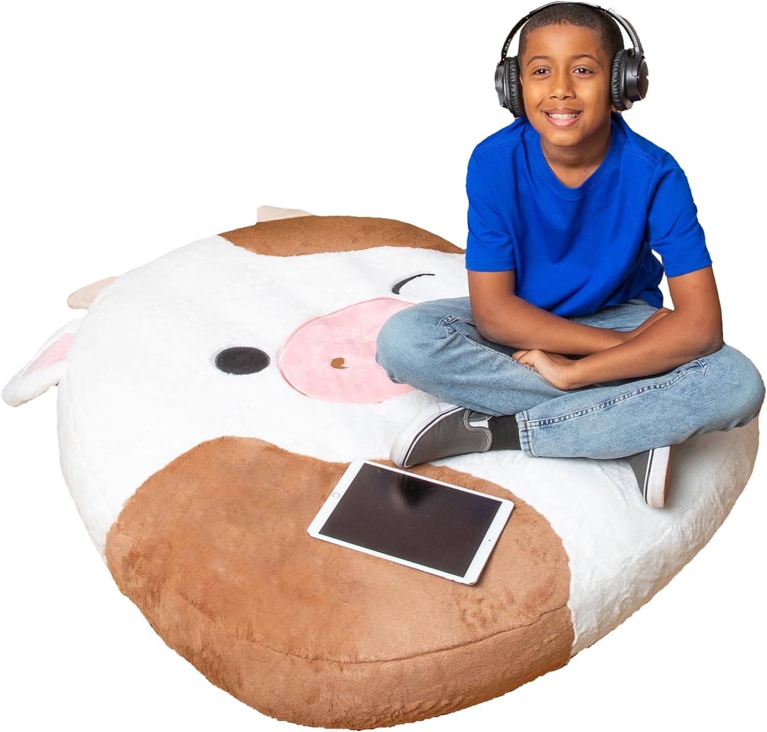 BigMouth x Squishmallows Original Inflat-A-Pal, Inflatable Floor Pillow, Hand Pump Included