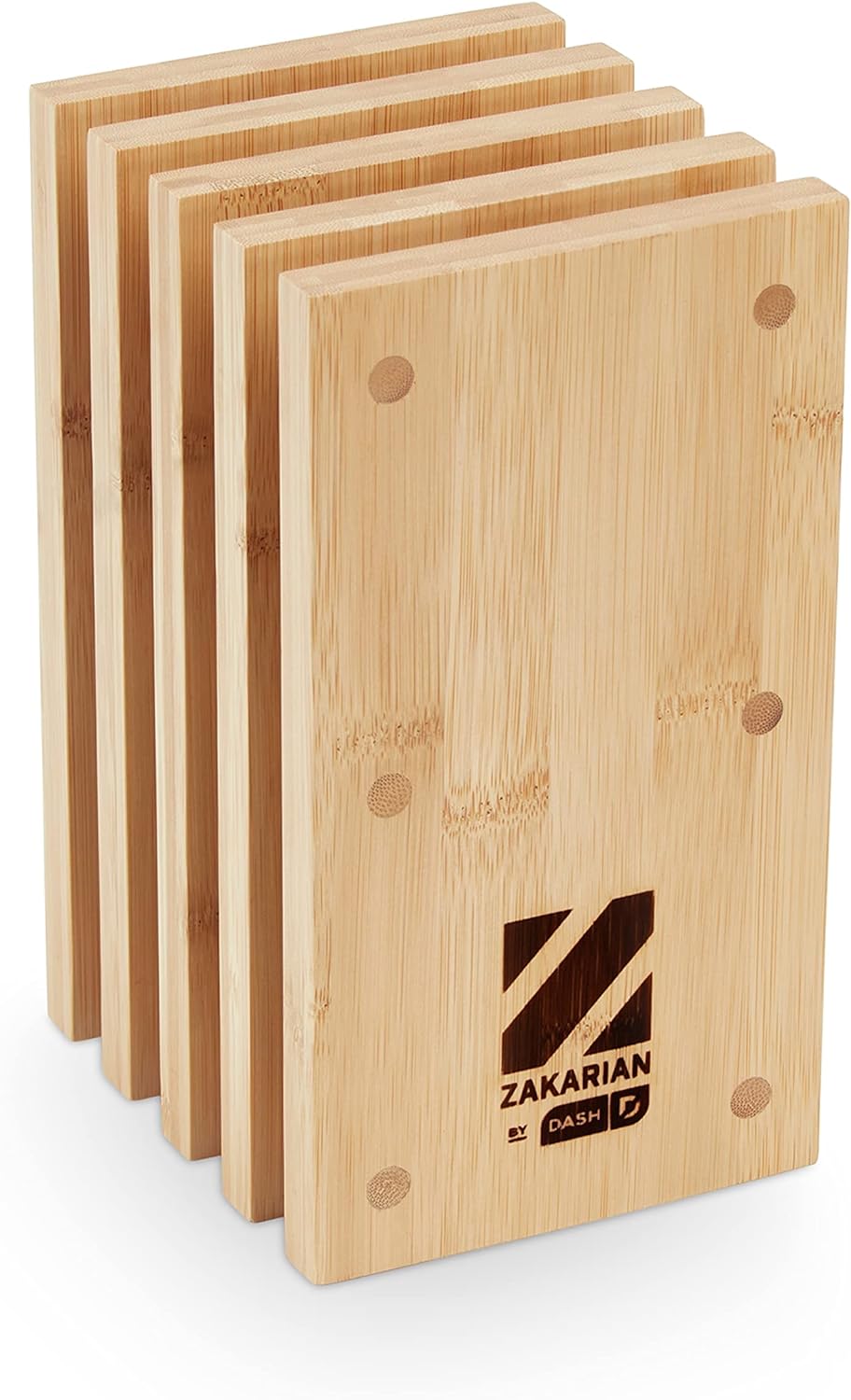 DASH Zakarian by DASH Magnetic Bamboo Knife Block for Holding and Displaying Knives