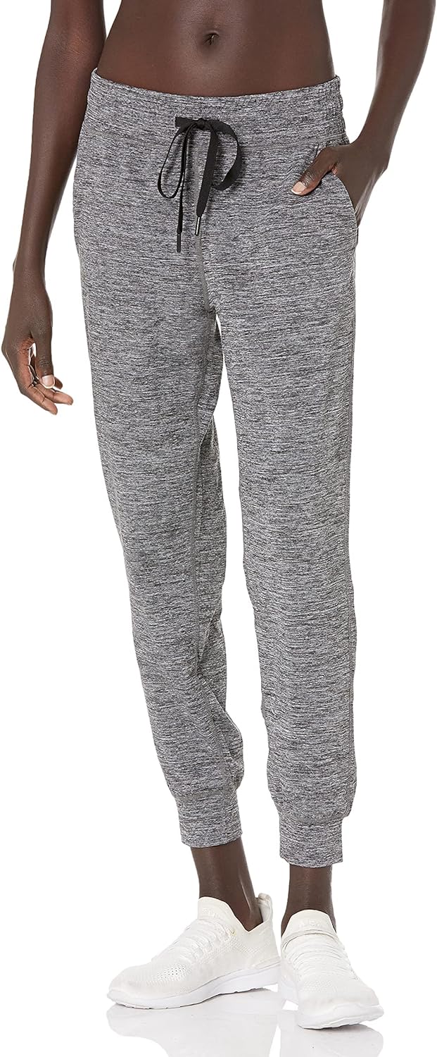 Amazon Essentials Women' Brushed Tech Stretch Jogger Pant (Available in Plus Size)