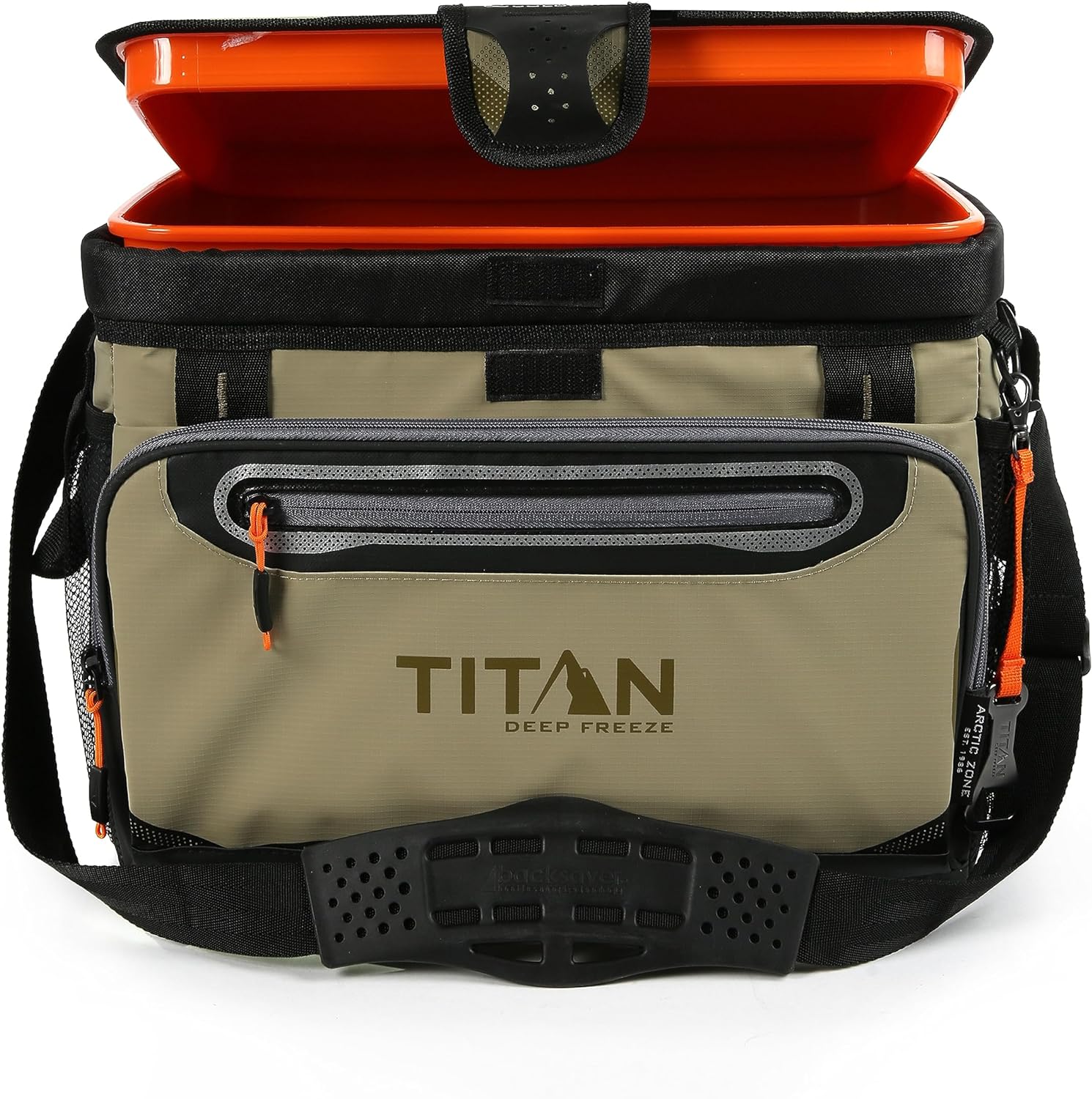 Arctic Zone Titan Deep Freeze Cooler - Zipperless Hardbody Cooler with Deep Freeze Insulation, HardBody Liner, and SmartShelf