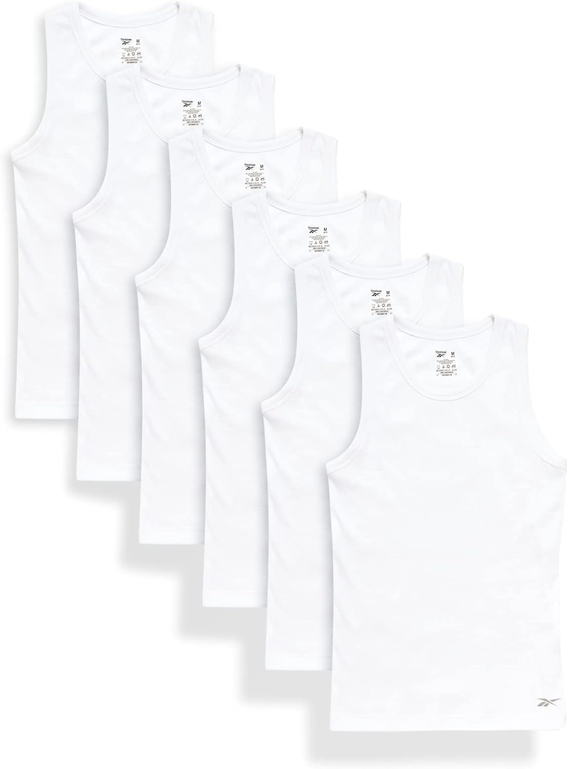 Reebok Girls Undershirt Tank Top (6 Pack)