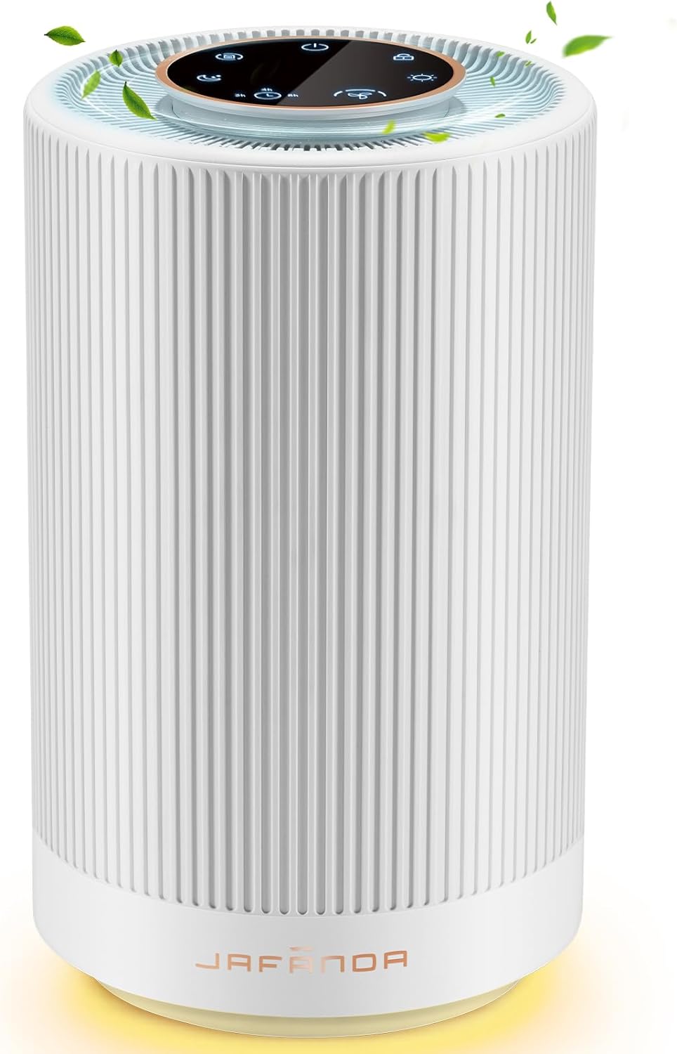 Jafanda Air Purifiers for Home bedroom,H13 True HEPA Coverage 450 sqft,23 dB Air cleaner with Brushless Motor,Effectively Remove Pollen Dust and Odor to Prevent Seasonal Air Diseases,Night Light