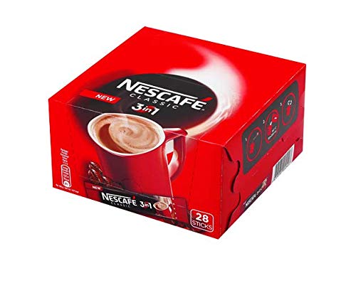 Nescafe classic medium roast, 3 in 1, (28 x 16.5g)