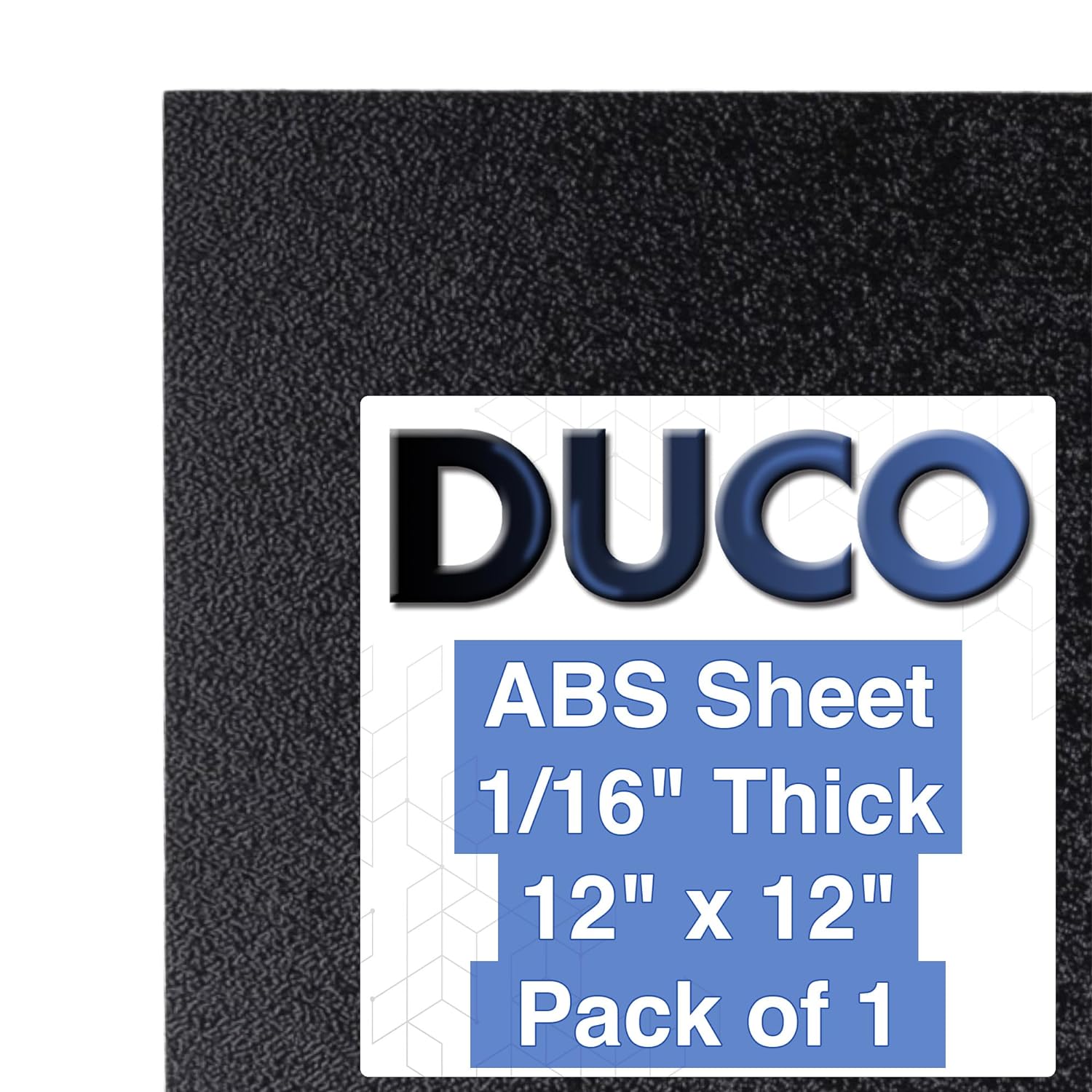 Duco ABS Plastic Sheet 1/16 (060) Inch Thick 12