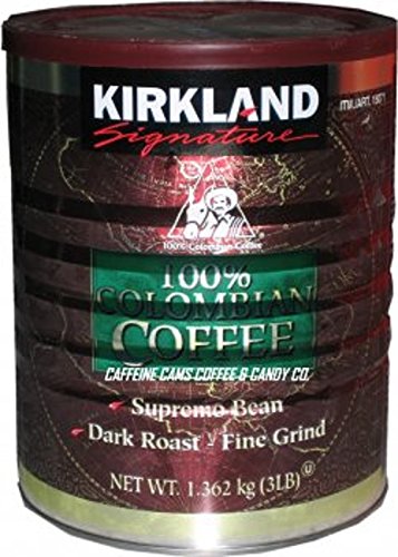 Kirkland Signature 100% Colombian Coffee, 3 Pound