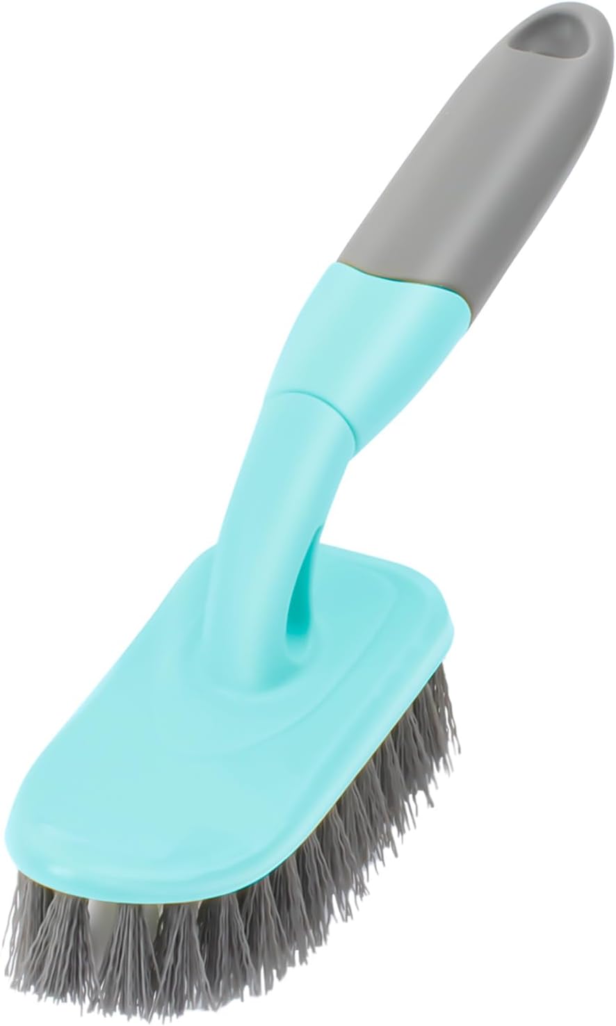 defutay Heavy Duty Bathroom Scrub Brush - Comfort Grip Stiff Bristle Brush for Shower, Sink, Carpet & Floor Cleaning