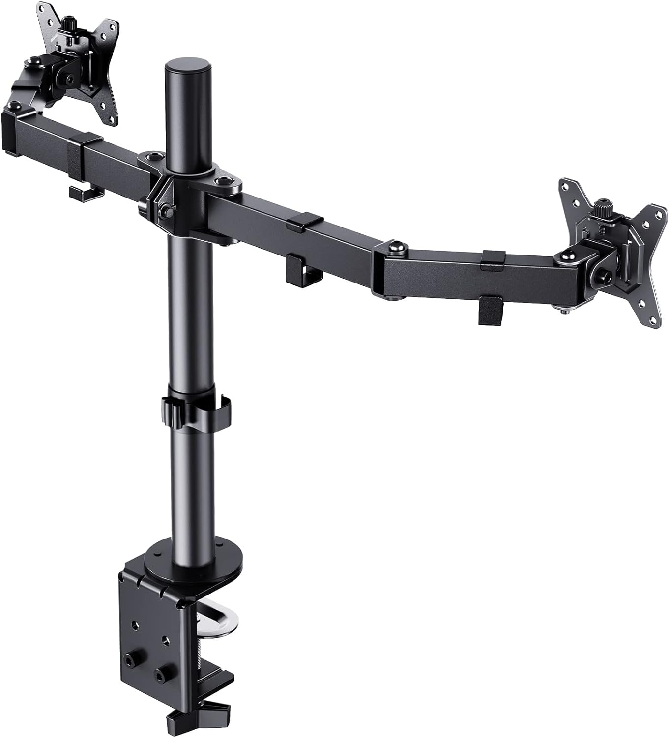 ErGear Dual Monitor Desk Mount, Fully Adjustable Dual Monitor Arm for 2 Computer Screens up to 32 inch, Heavy Duty Dual Monitor Stand for Desk, Holds up to 17.6 lbs per Arm, EGCM1