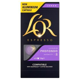 L'or Espresso Profondo Intensity 8 Nespresso Compatible Coffee Capsules