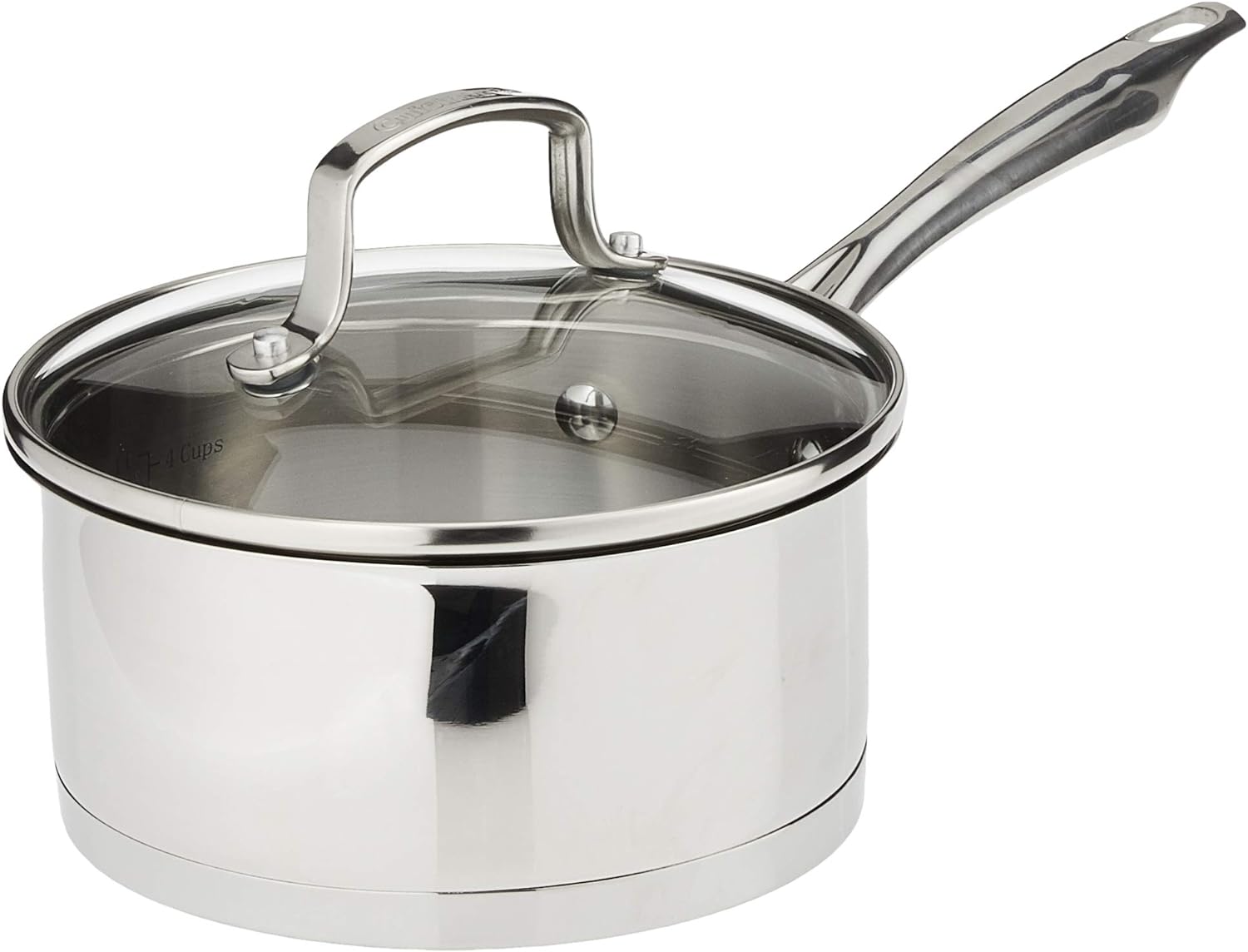 Cuisinart Professional Stainless Saucepan with Cover, 1.5-Quart, Stainless Steel,8919-16