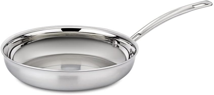 Cuisinart MCP22-24N MultiClad Pro Triple Ply 10-Inch, Open Skillet