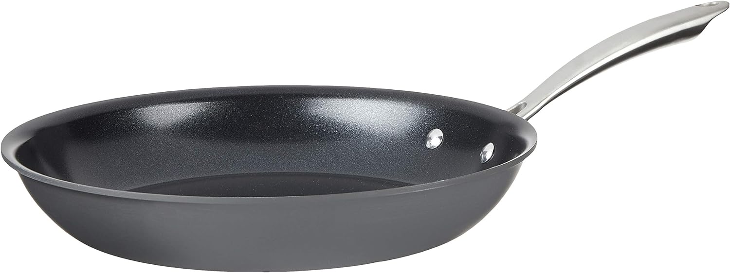 Cuisinart GG22-30P1 Hard Anodized 12-Inch Skillet GreenGourmet, Black/Stainless Steel