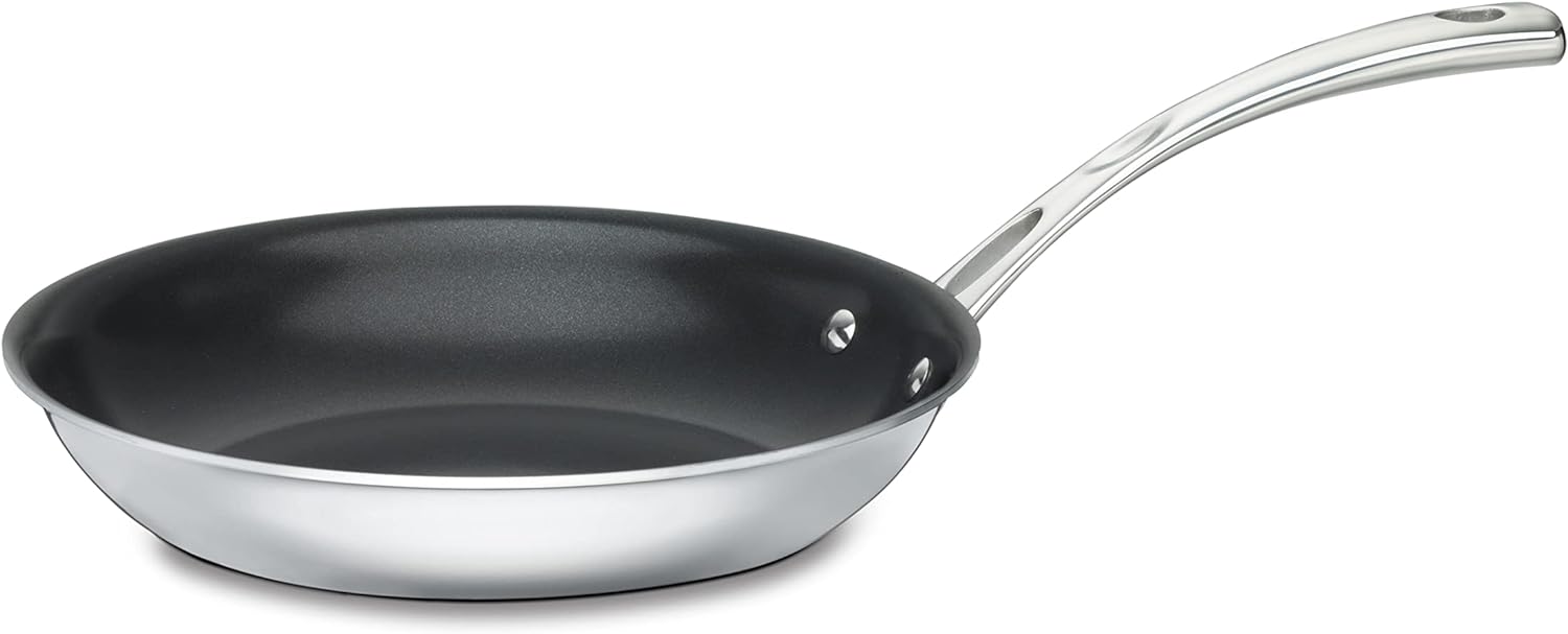 Cuisinart FCT22-24NS French Classic Tri-Ply Stainless 10-Inch Nonstick Skillet