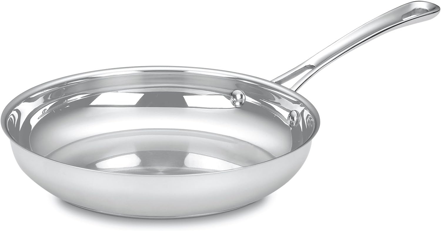 Cuisinart 422-24 Contour Stainless 10-Inch Open Skillet