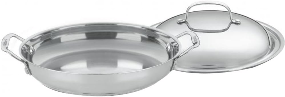 Cuisinart 725-30D Chef' Classic Stainless 12-Inch Everyday Pan with Dome Cover, Silver