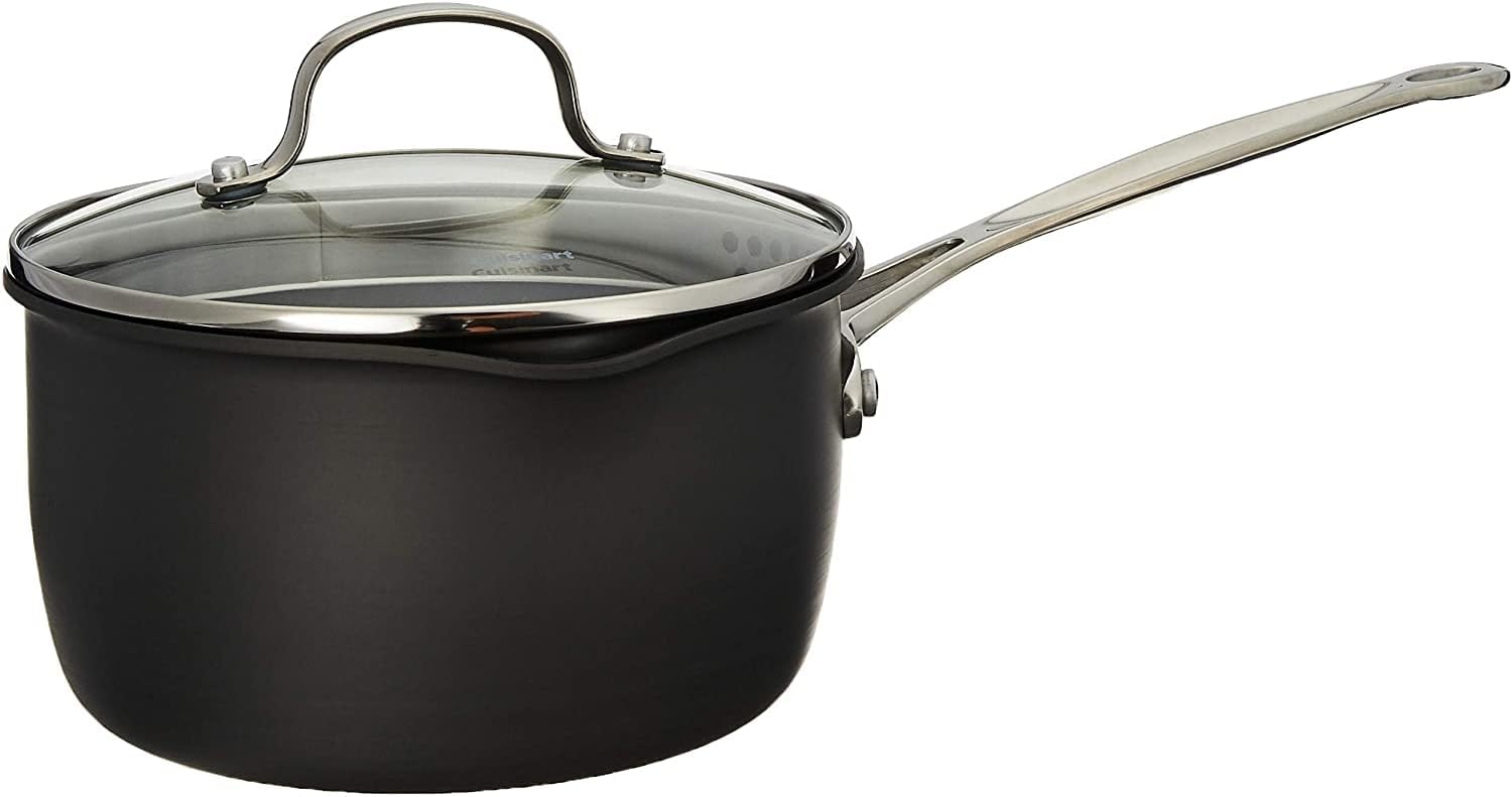 Cuisinart Chef' Classic Nonstick Hard-Anodized 2-Quart Cook and Pour Saucepan