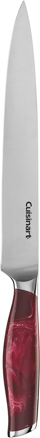 Cuisinart C77MB-8SLR Marbled Collection 8 Slicing Knife, Red