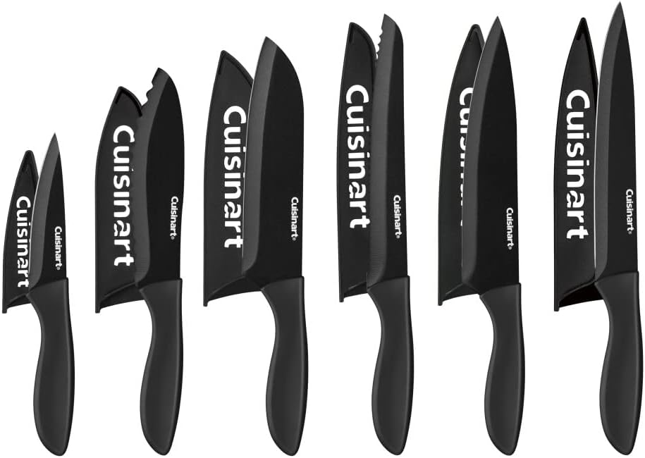 Cuisinart C77-12PMB Advantage-Cutlery-Set, 12-Piece, Black