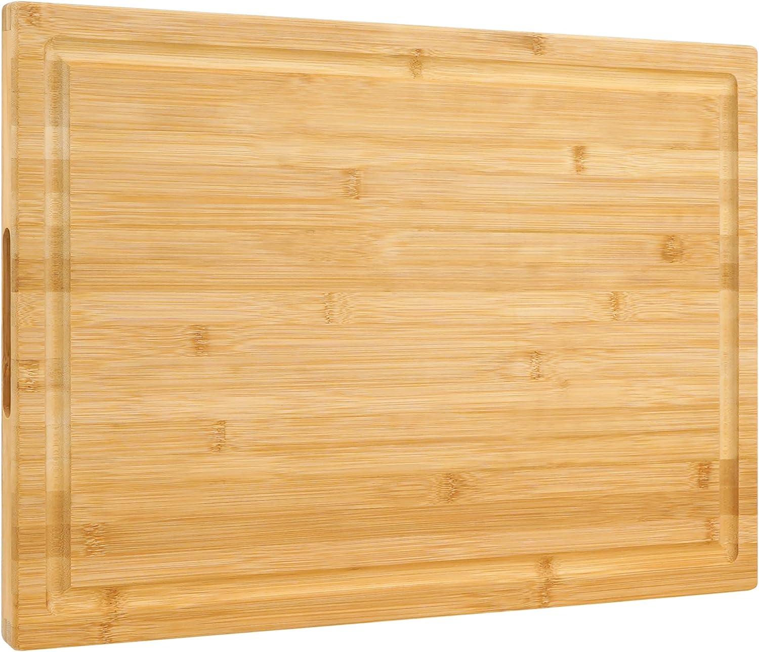 Extra Large XXXL Bamboo Cutting Board 24 x16 Inch, Largest Wooden Butcher Block for Turkey, Meat, Vegetables, BBQ, Over the Sink Chopping Board with Handle and Juice Groove, Thickness 1.25