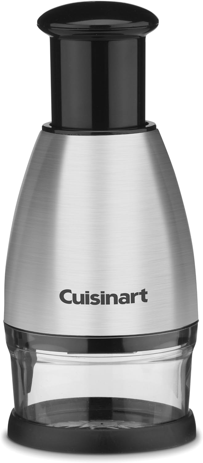 Cuisinart Chopper, Stainless Steel/Black, CTG-00-SCHP, 8.2 x 3.9 x 3.9