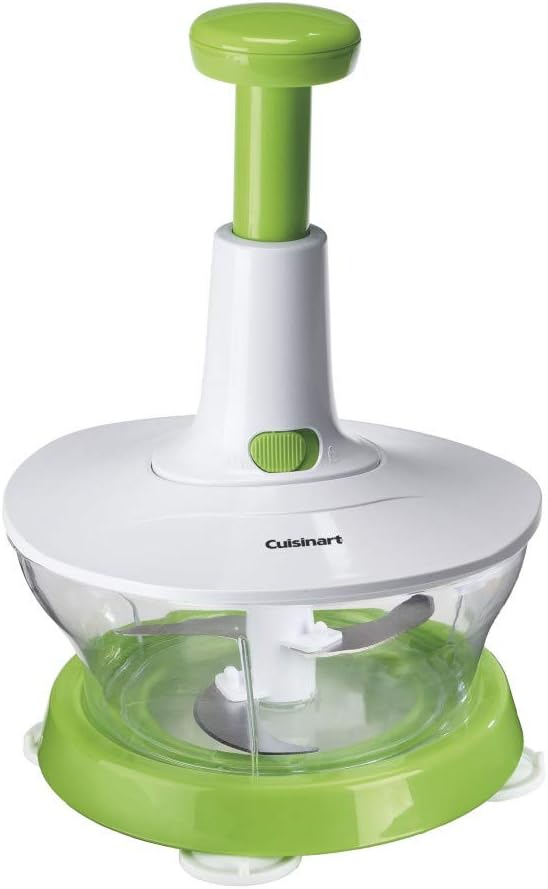 Cuisinart PrepExpress Plus Manual Food Processor, Green/White, 8.12(L) x 8.25(W) x 8.5(H)