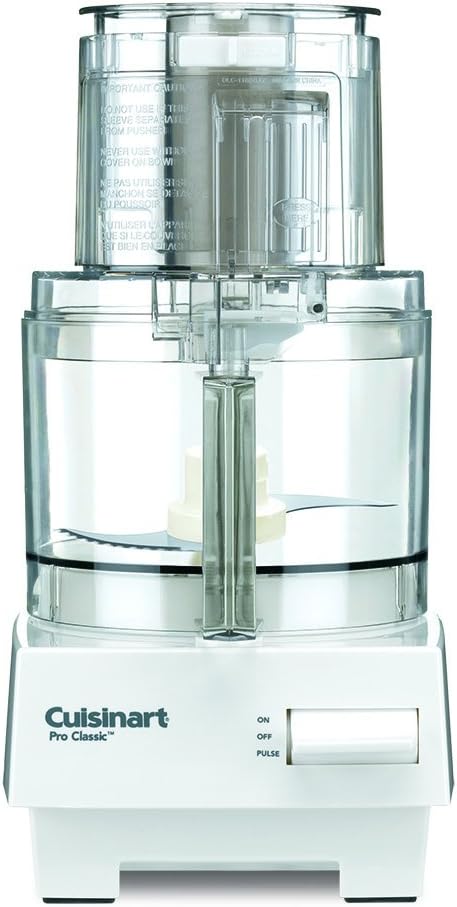 Cuisinart 7 Cup Food Processor, 600-Watt Motor, White, DLC-10SYP1