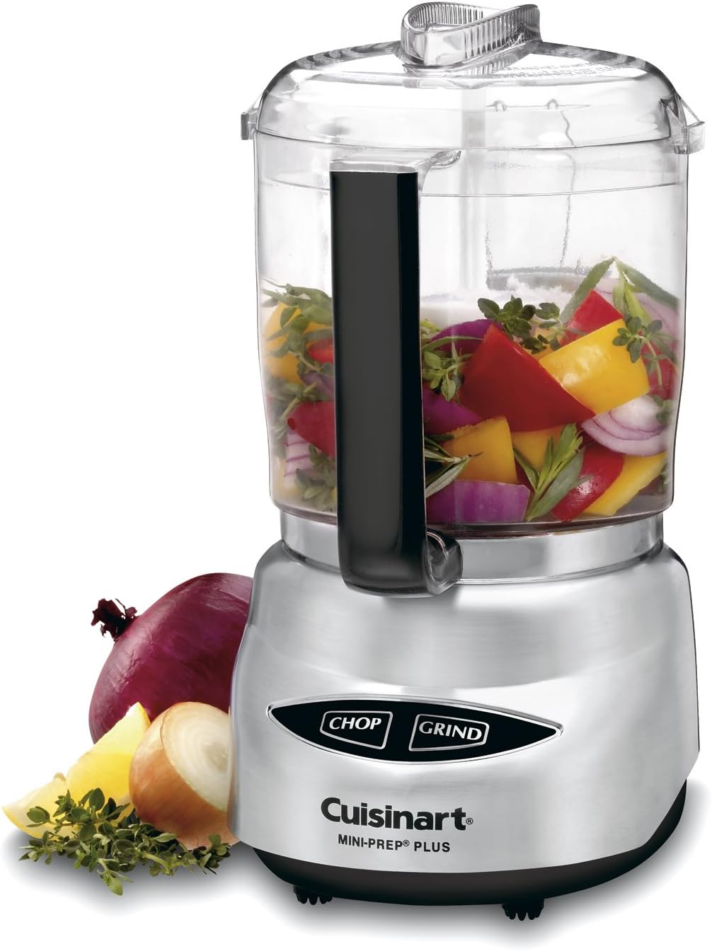 Cuisinart Mini Prep Plus Food Processor, 4 Cup, Brushed Stainless