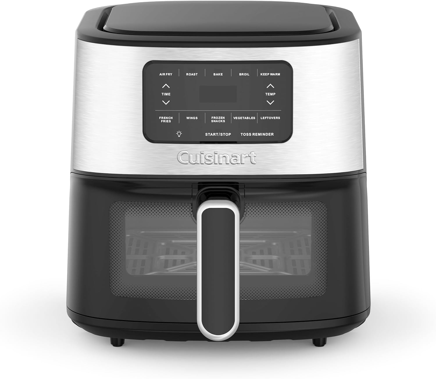 Cuisinart Airfryer, 6-Qt Basket Air Fryer Oven that Roasts, Bakes, Broils & Air Frys Quick & Easy Meals - Digital Display with 5 Presets, Non Stick & Dishwasher Safe, AIR-200