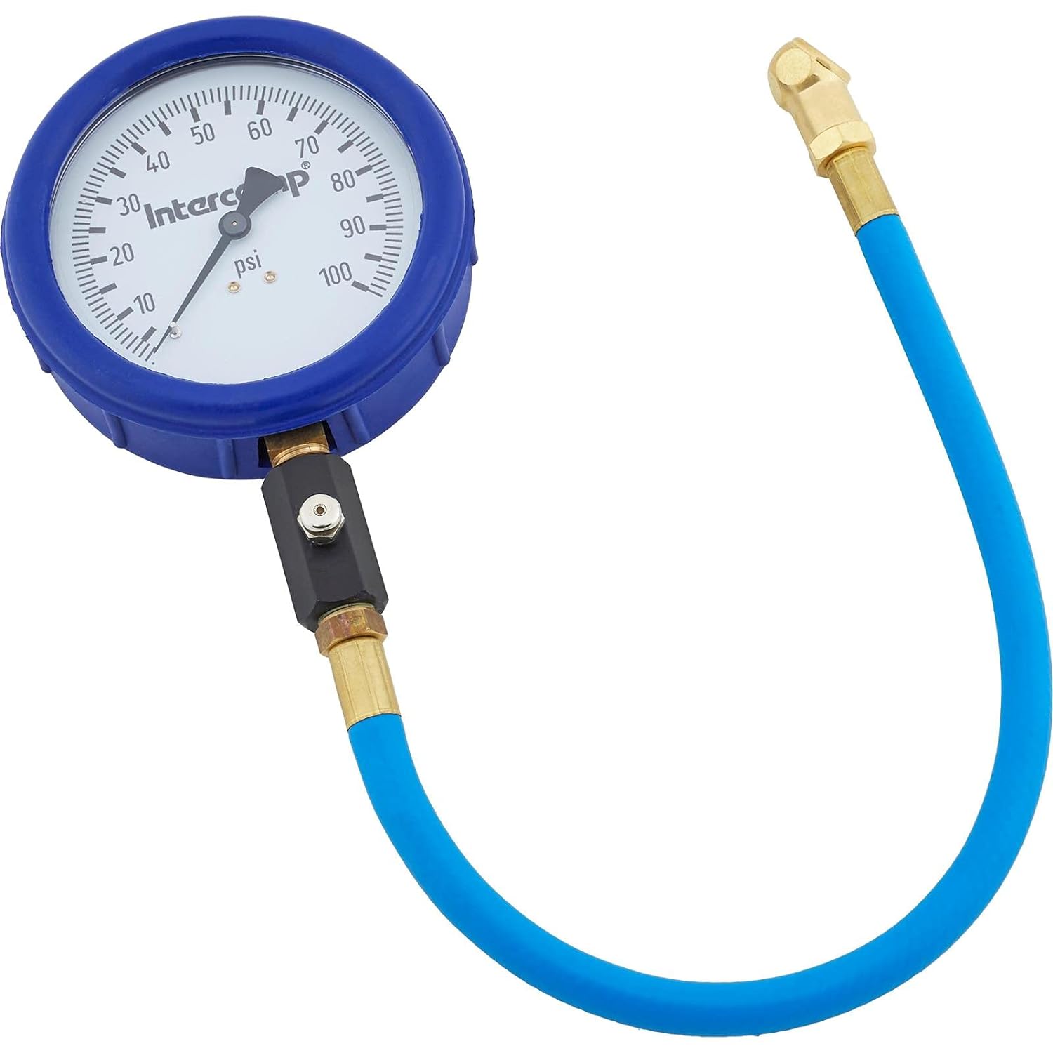 Intercomp 360078 Glow-in-the-Dark Tire Pressure Gauge 100 psi