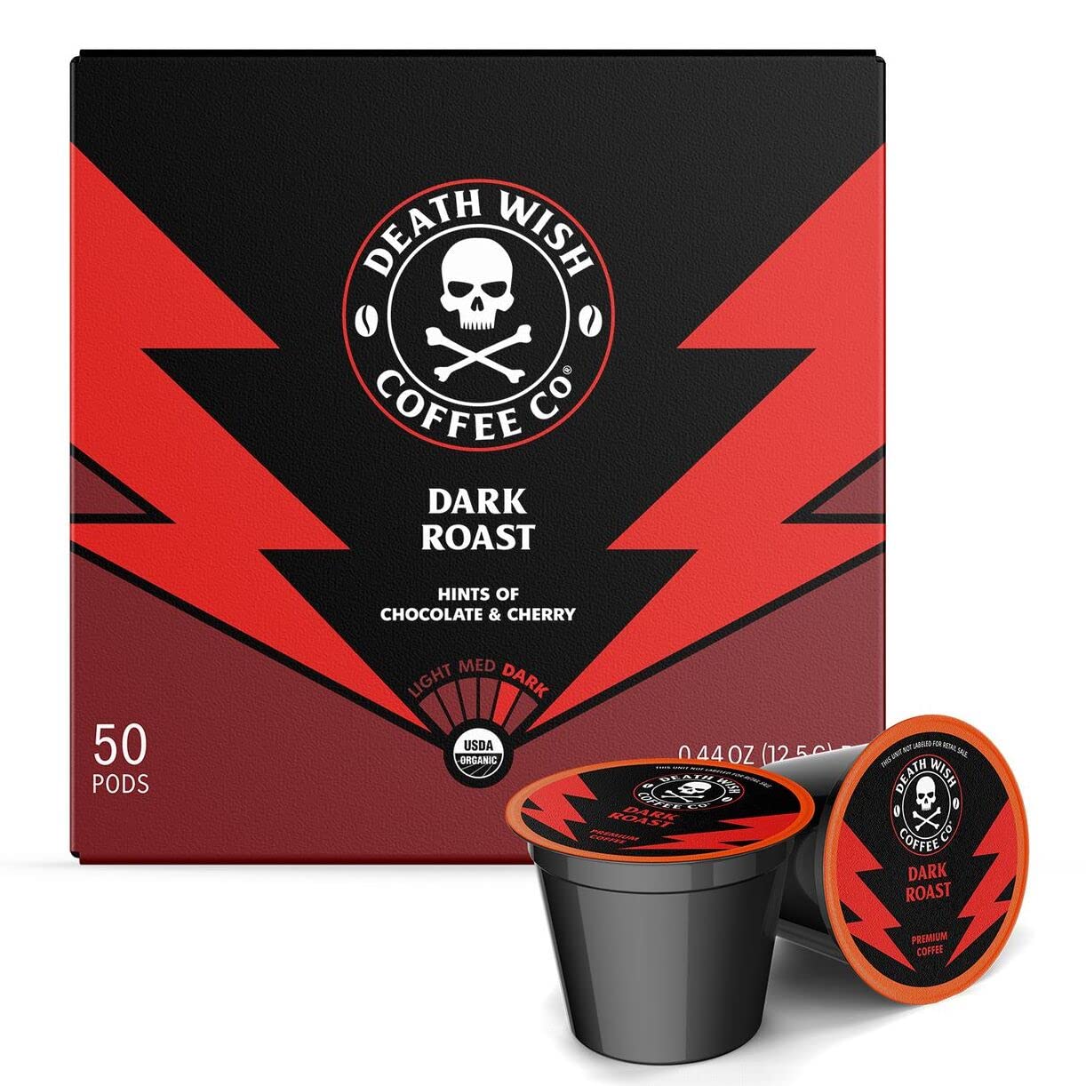 Death Wish Coffee Co. Single Serve Pods - (50 Count)