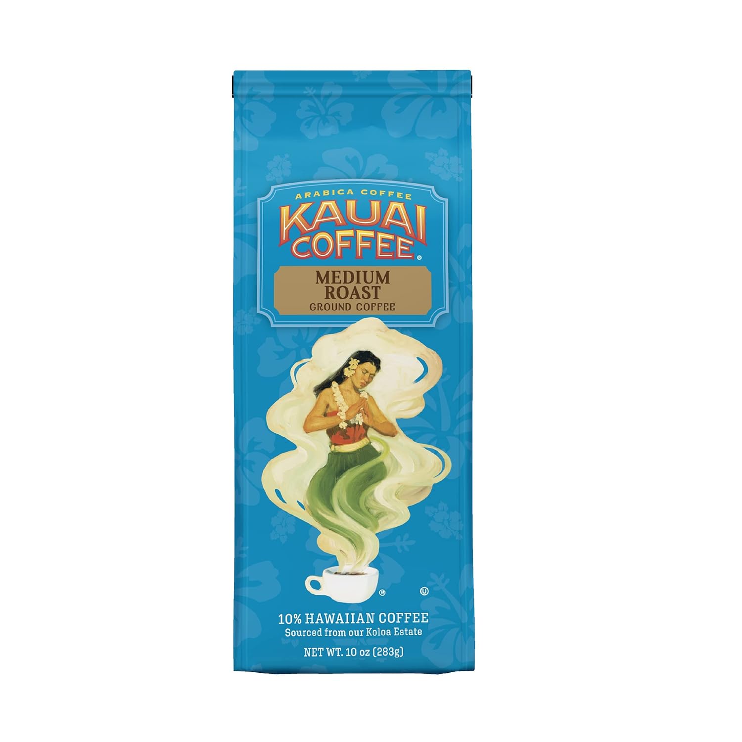 Kauai Hawaiian Ground Coffee, Koloa Estate Medium Roast (10 Ounce) - Gourmet Arabica Coffee From Hawaii' Largest Coffee Grower, Bold, Rich Blend