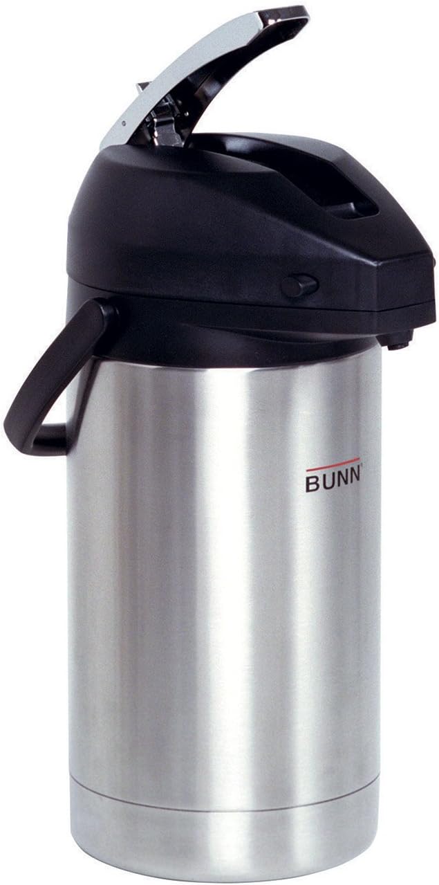 BUNN - BUN321300000 32130.0000 3.0-Liter Lever-Action Airpot, Stainless Steel