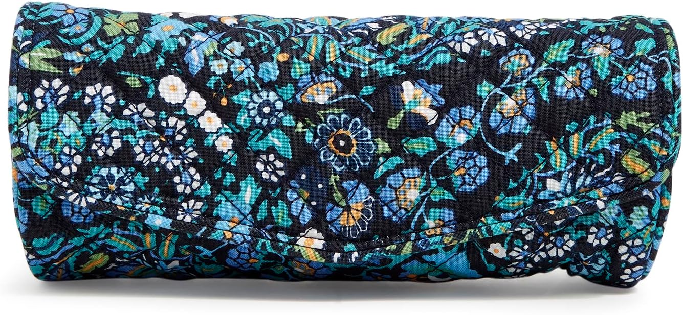 Vera Bradley Women' Cotton on a Roll Makeup Brush & Pencil Case Cosmetic