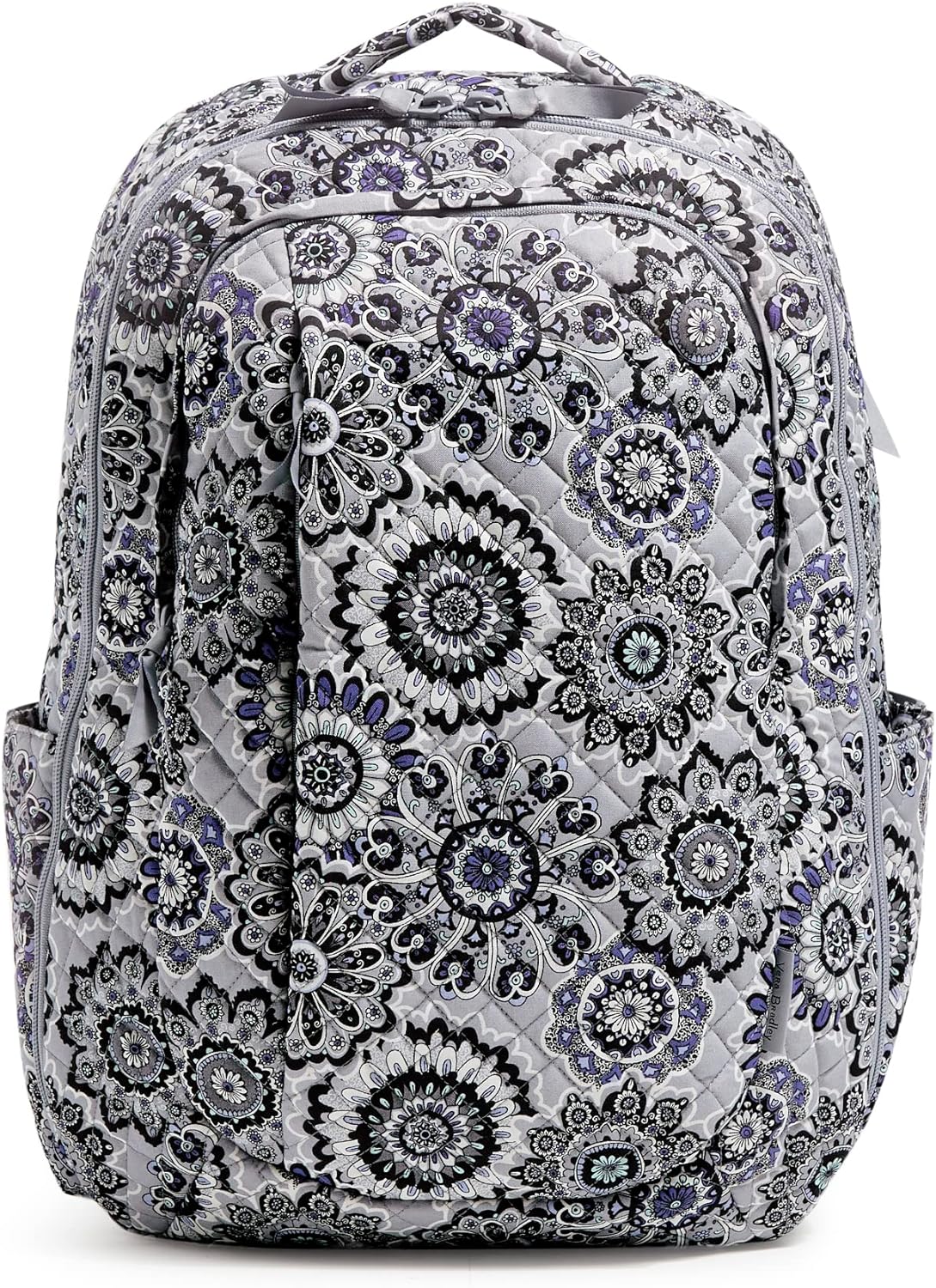 Vera Bradley Women' Cotton Large Travel Backpack Travel Bag, Tranquil Medallion - Recycled Cotton, One Size