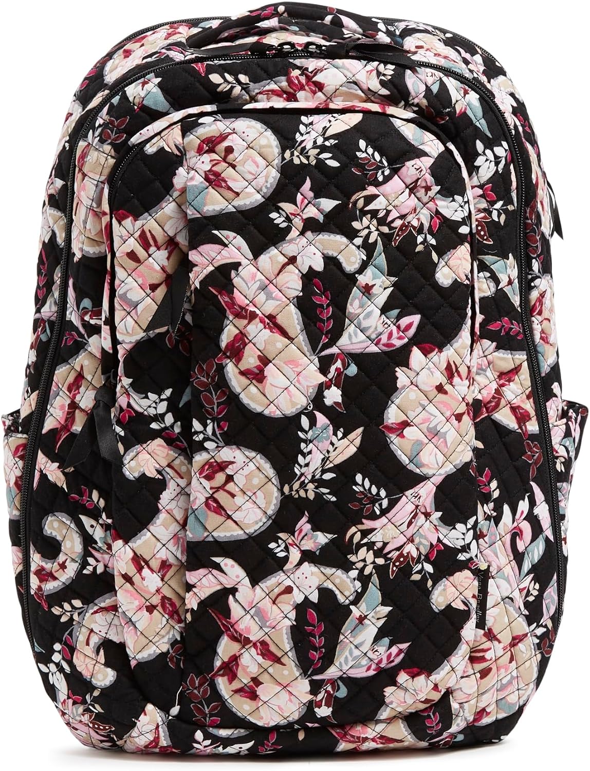 Vera Bradley Women', Cotton Large Travel Backpack Travel Bag, Botanical Paisley, One Size