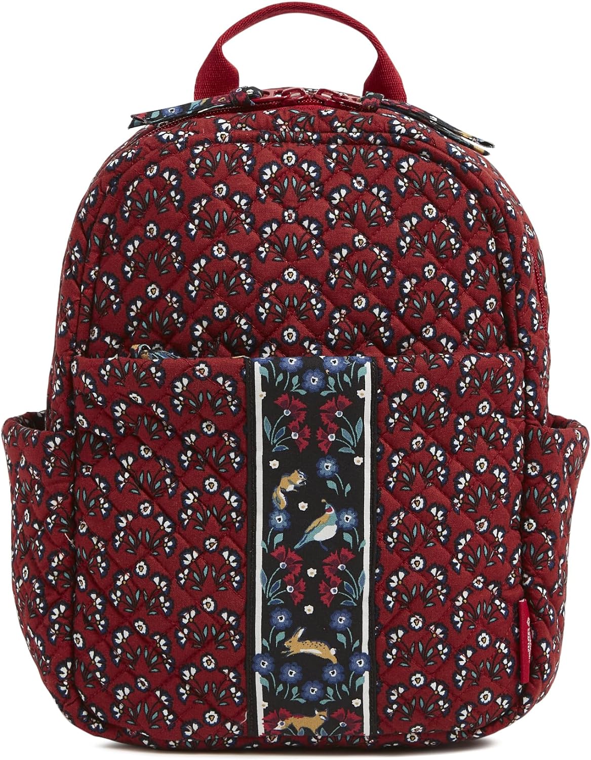 Vera Bradley Women' Cotton Small Backpack, Enchanting Flowers, One Size