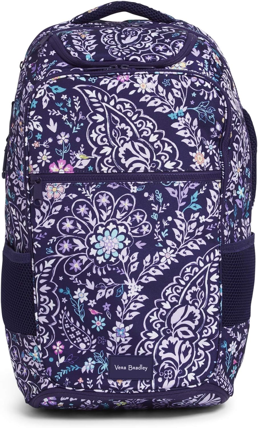 Vera Bradley Women' Recycled Lighten Up Reactive Journey Backpack, Belle Paisley, One Size