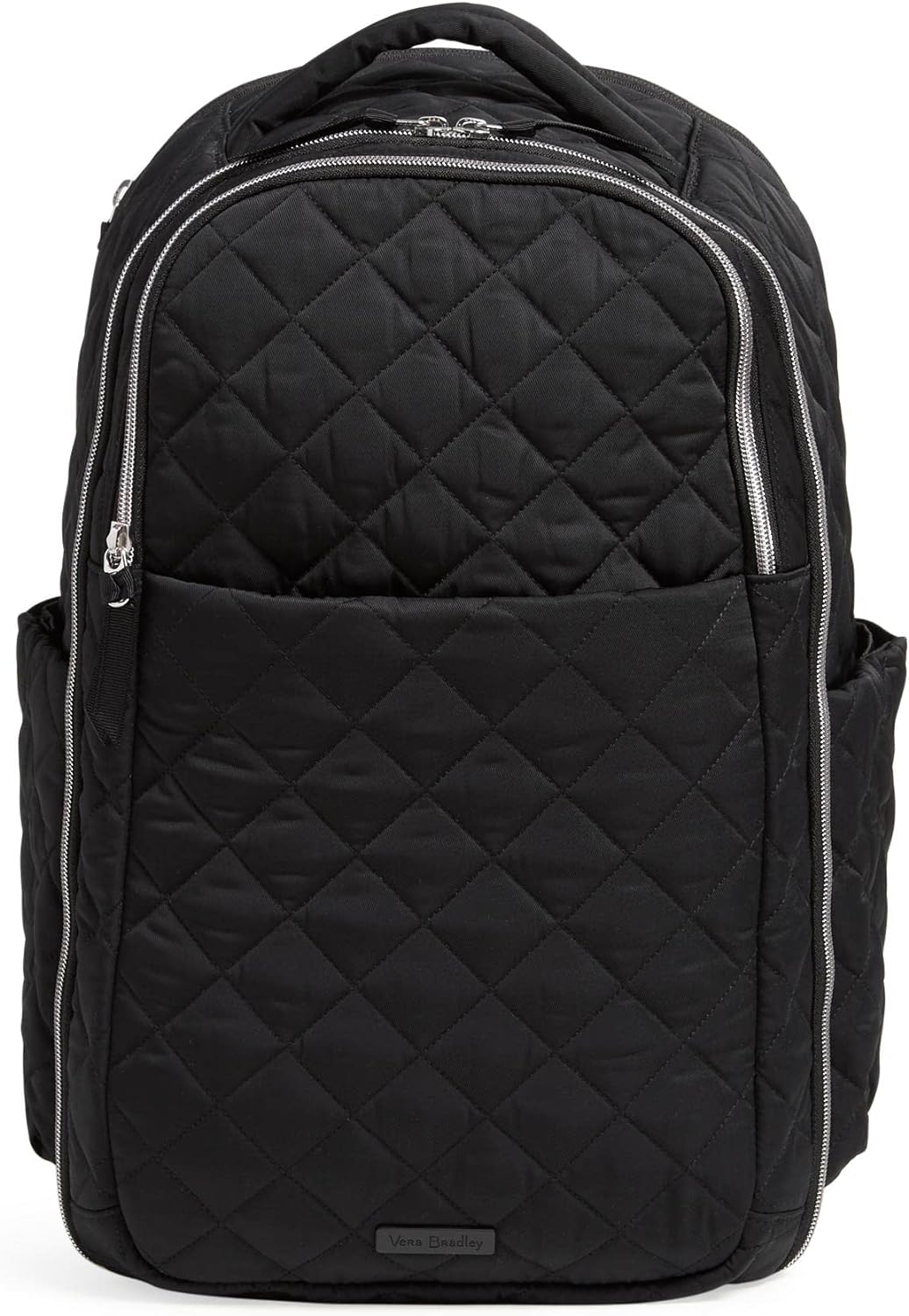 Vera Bradley Women' Performance Twill Travel Backpack Travel Bag, Black, One Size