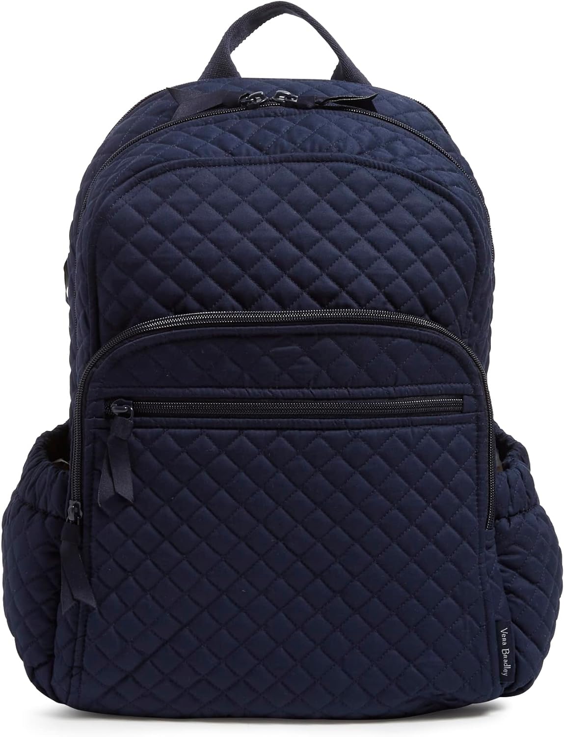 Vera Bradley Women' Cotton Campus Backpack, True Navy, One Size