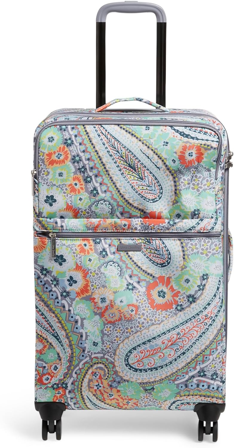 Vera Bradley Women' Softside Rolling Suitcase Luggage