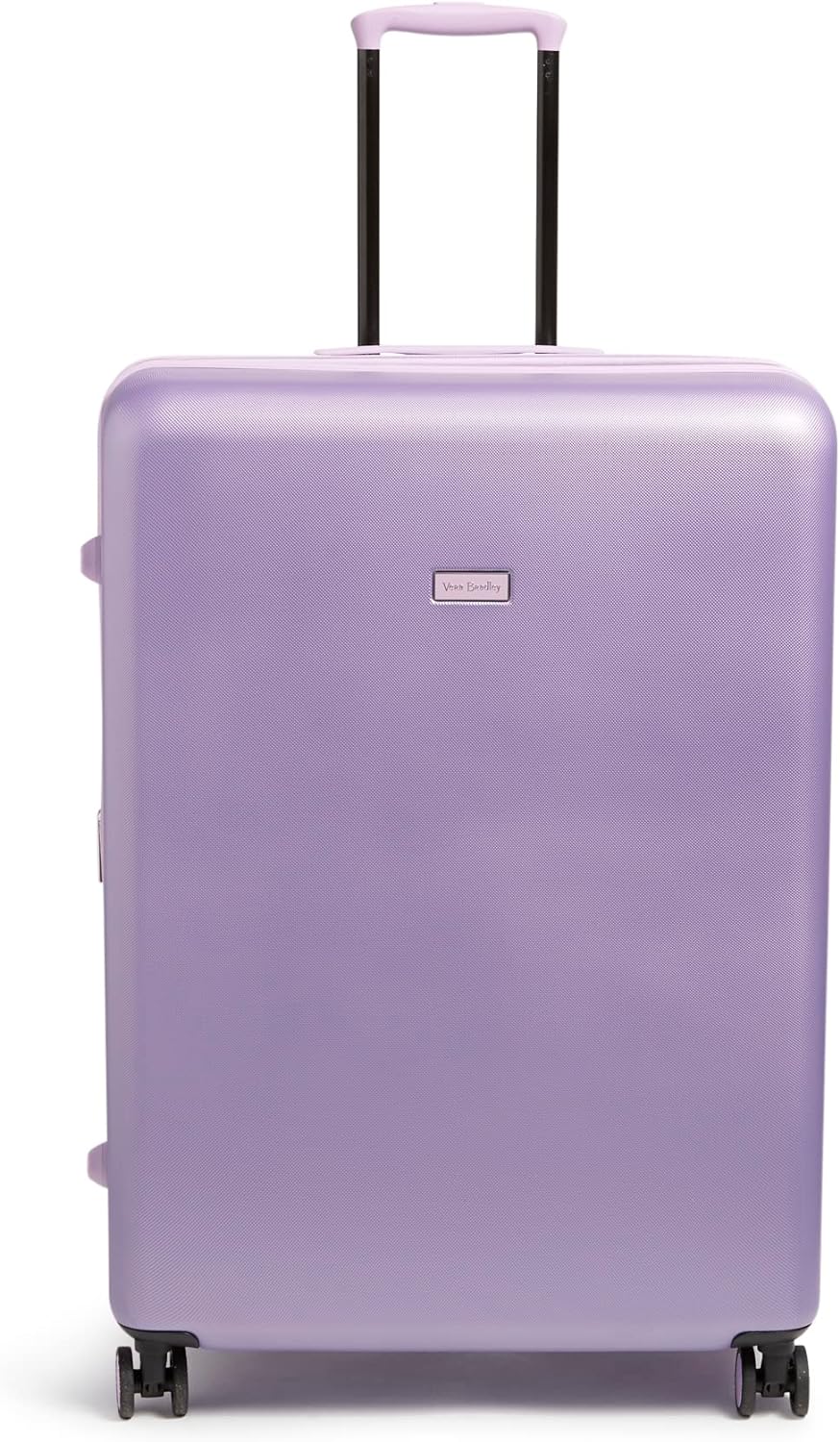 Vera Bradley Women' Hardside Rolling Suitcase Luggage, Purple Shimmer, 29 Check In