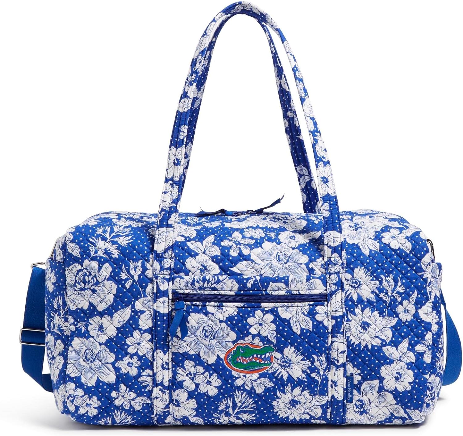 Vera Bradley Women' Collegiate Large Travel Duffle Bag (Multiple Teams Available), Cotton