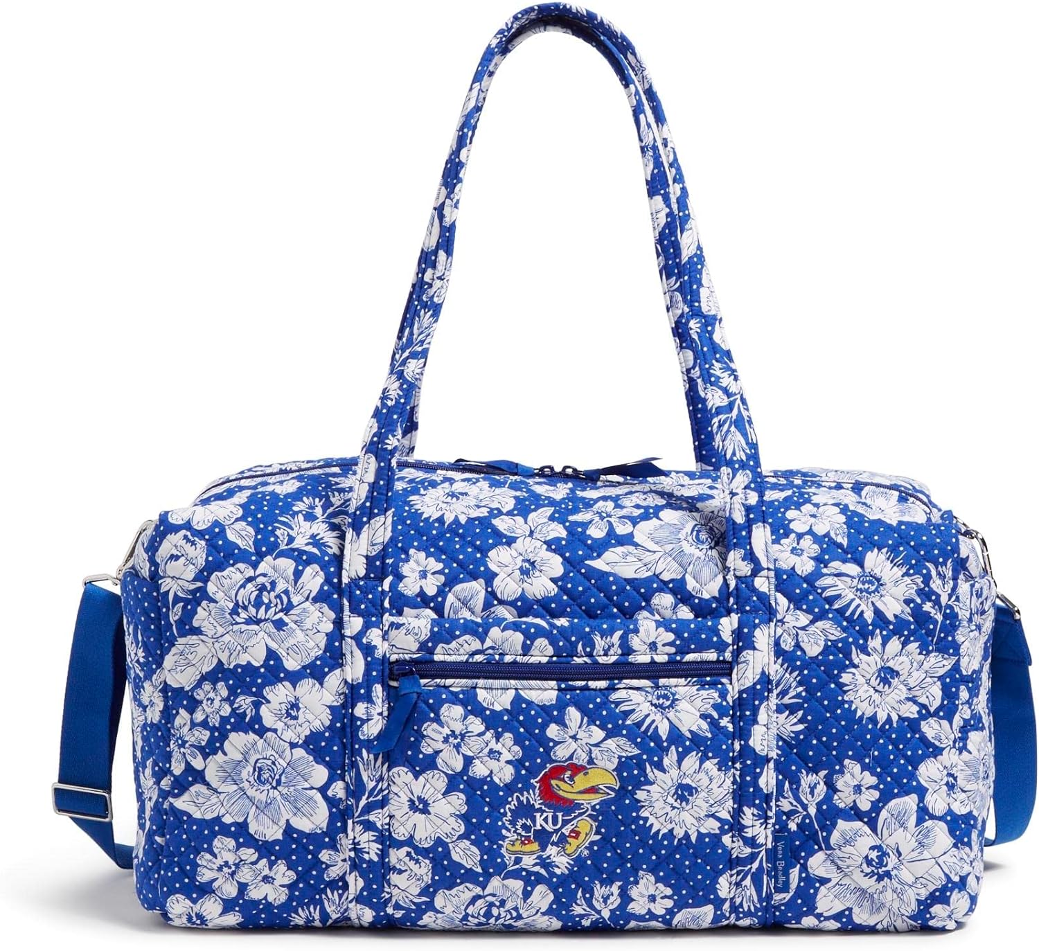 Vera Bradley Women' Collegiate Large Travel Duffle Bag (Multiple Teams Available), Cotton