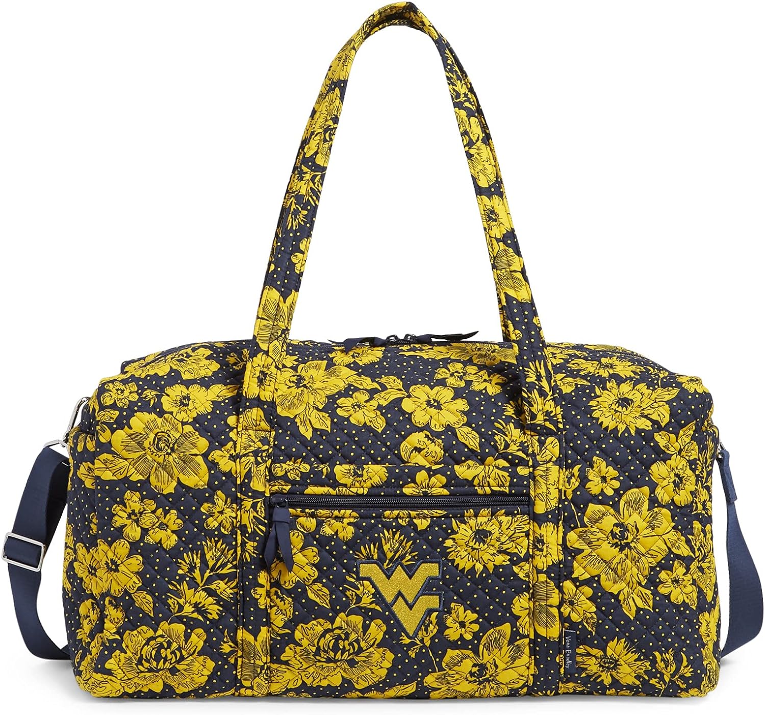 Vera Bradley Women' Cotton Collegiate Large Travel Duffle Bag (Multiple Teams Available)